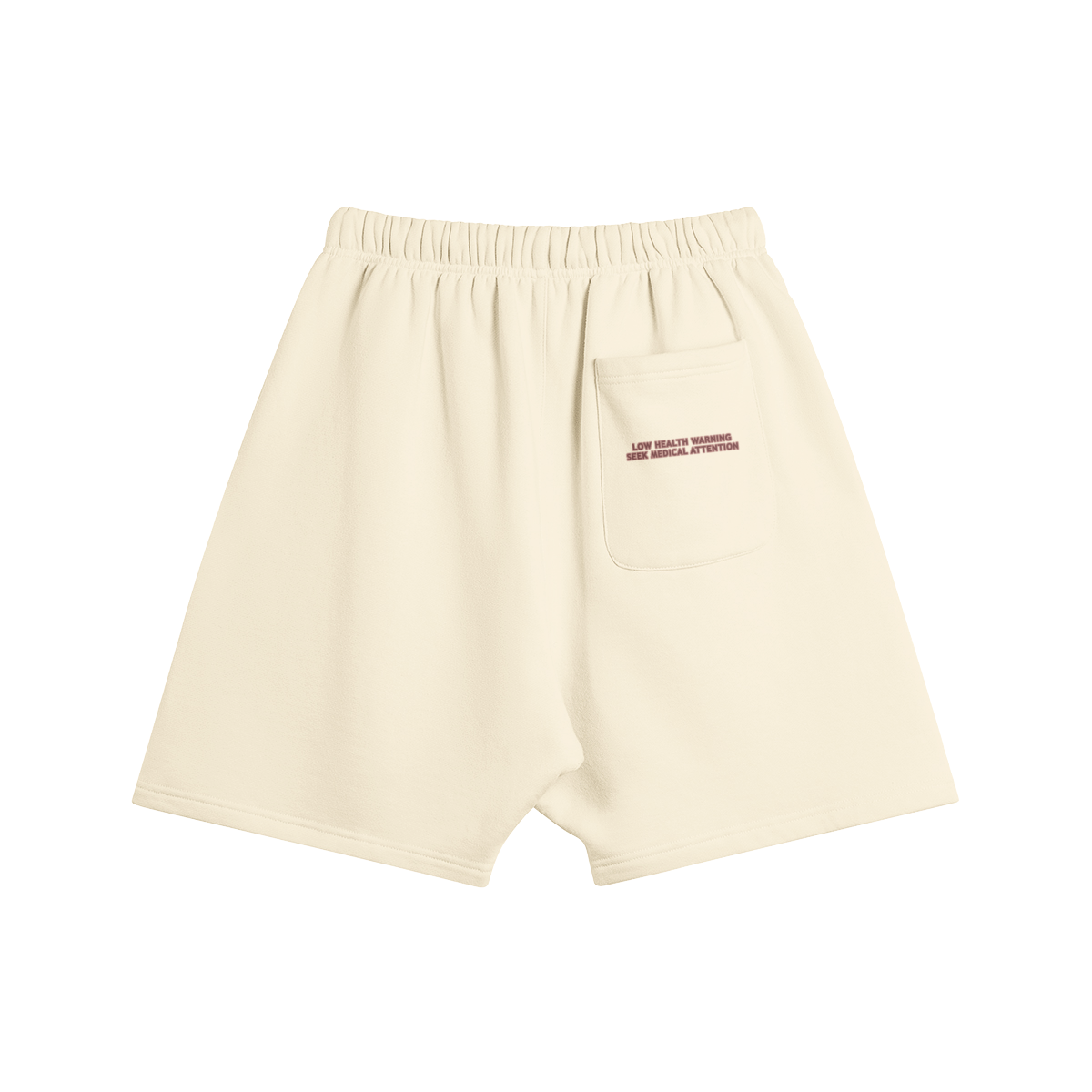 LOW HEALTH Fleece Shorts Tan