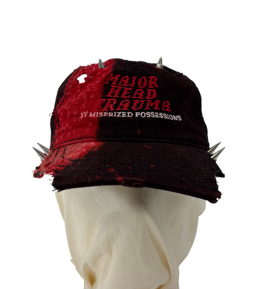 Major Head Trauma Black Distressed Pattern Restock