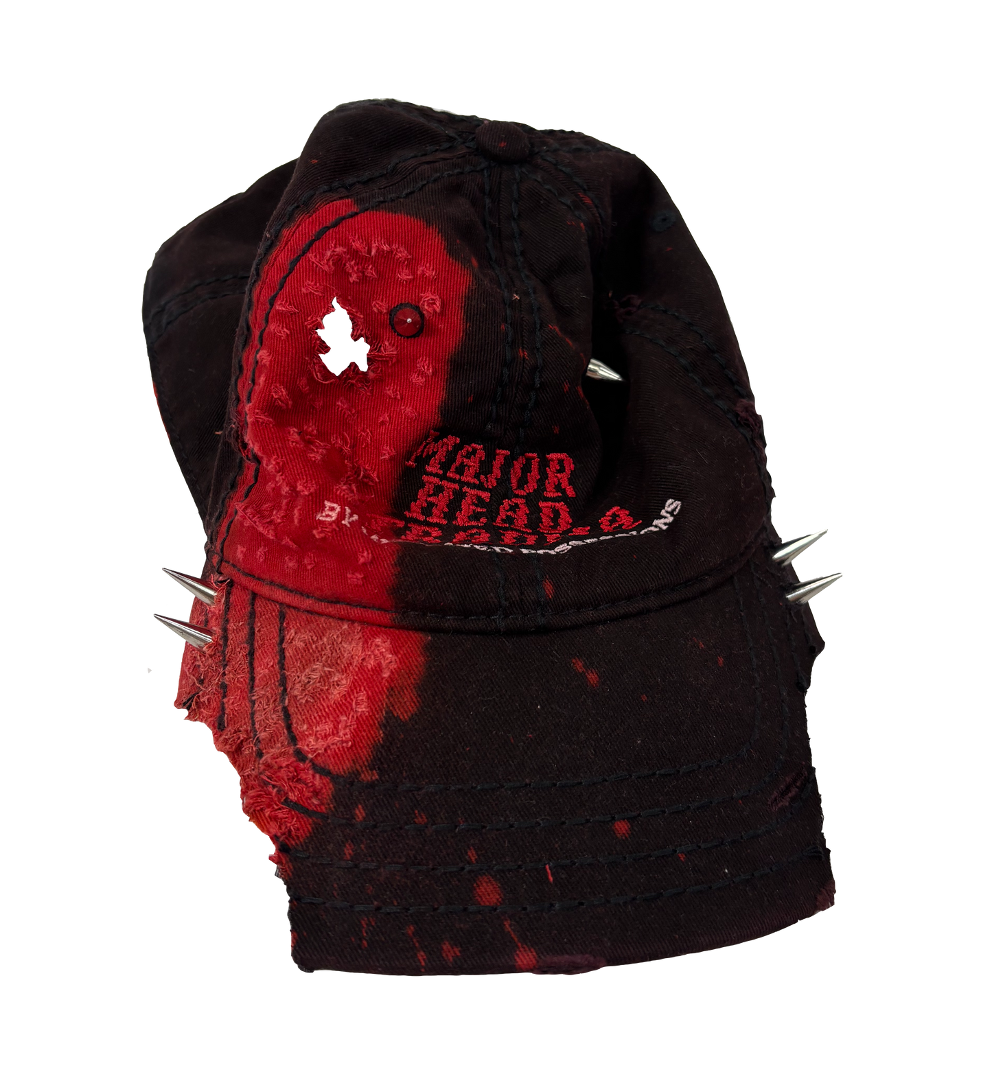 Major Head Trauma Black Distressed Pattern Restock