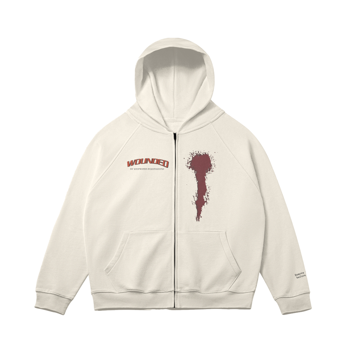 Wounded Zip hoodie