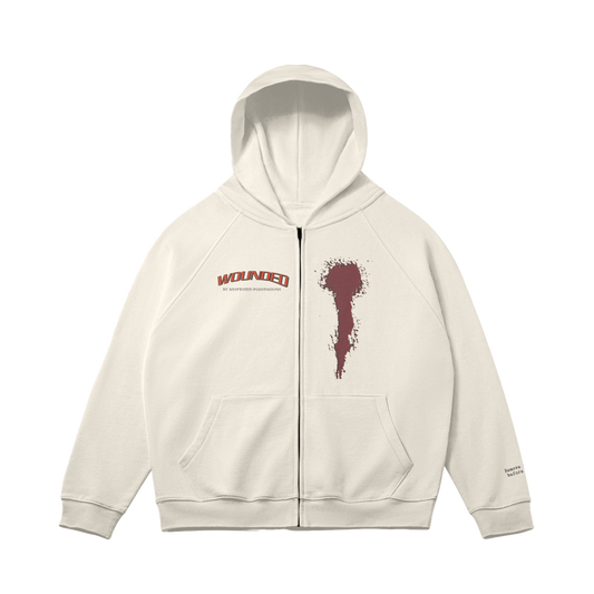 Wounded Zip hoodie