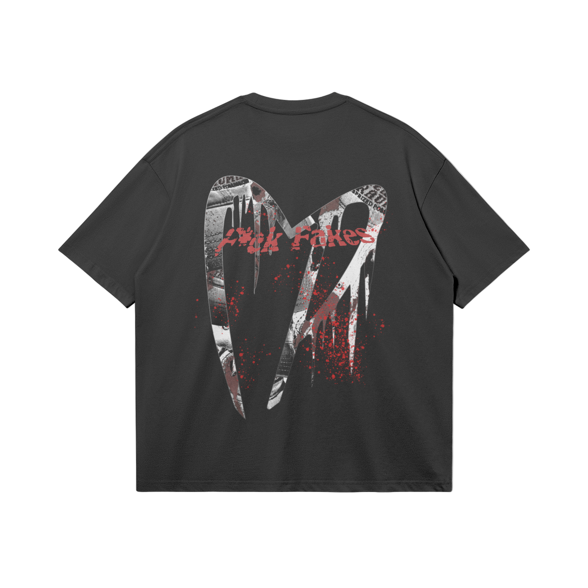 F*ck Fakes Tee Black